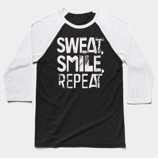 Grungy Fitness Motivation T-Shirt | Unisex Workout Apparel | Unique Funny Healthy Life Gift Idea for Sports Enthusiasts Baseball T-Shirt